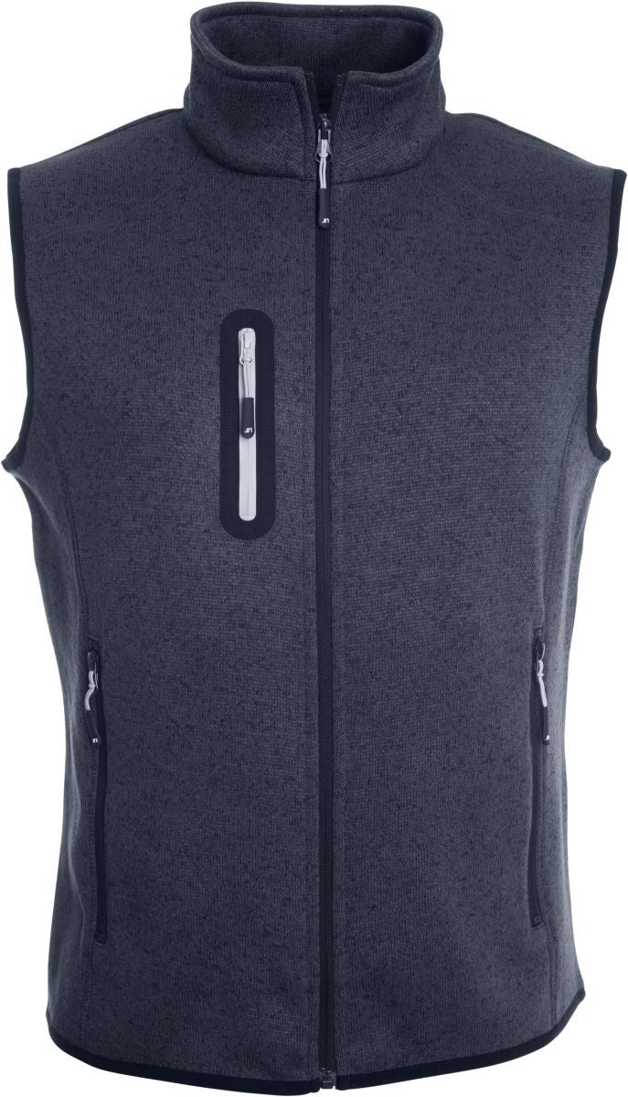 02-0774_Herren-Strickfleece-Weste-mit-Stehkragen-dunkelgrau