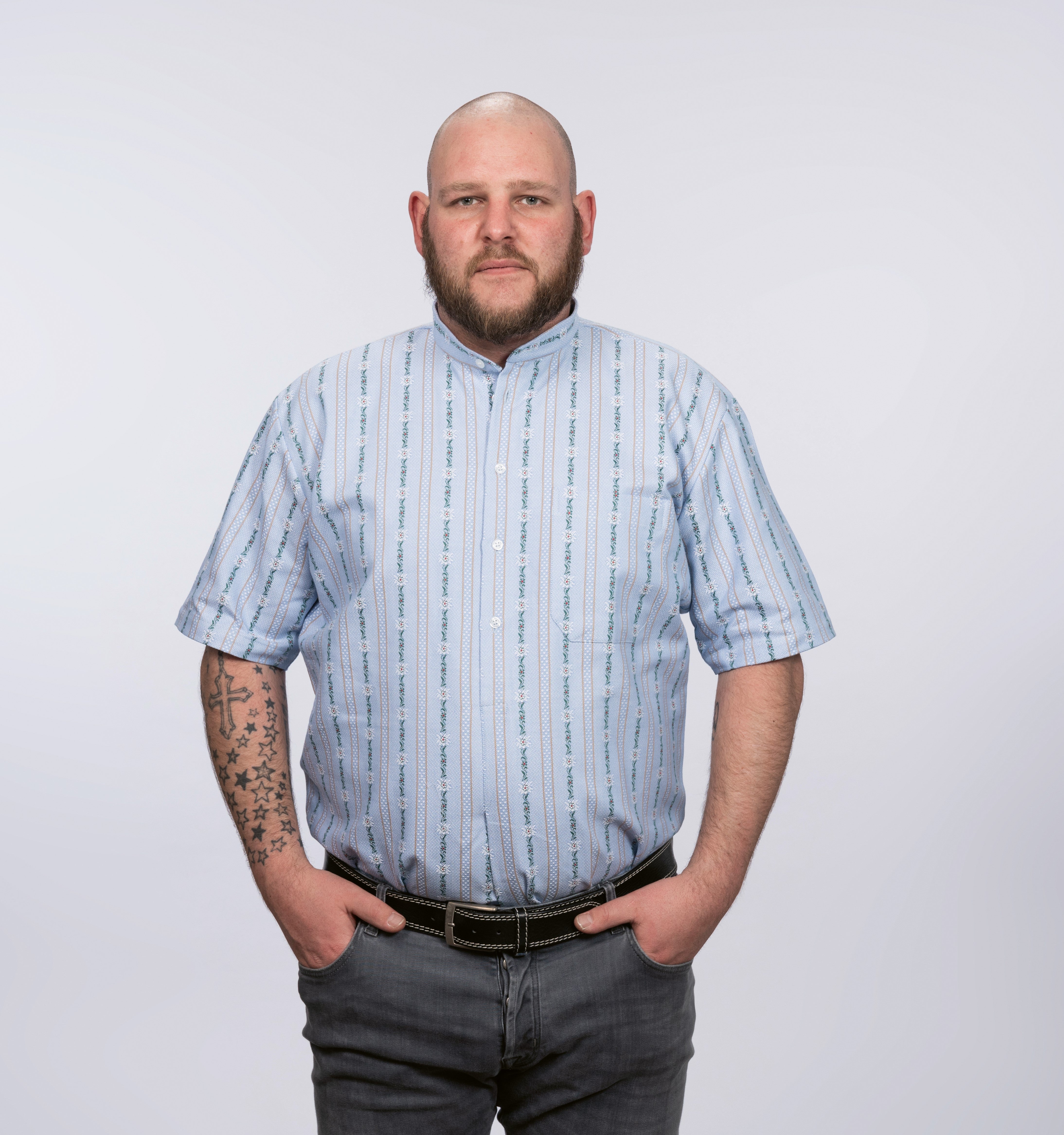 177PO-01-Herren-Edelweiss-Sommer-Hemd-Kurzarm-mit-Stehkragen-PO-hellblau