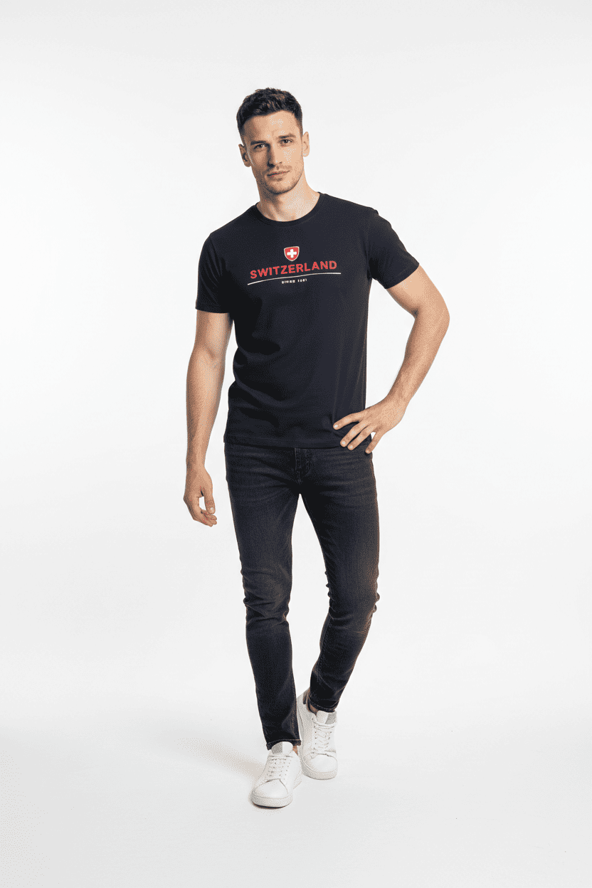 Herren T-Shirt Switzerland