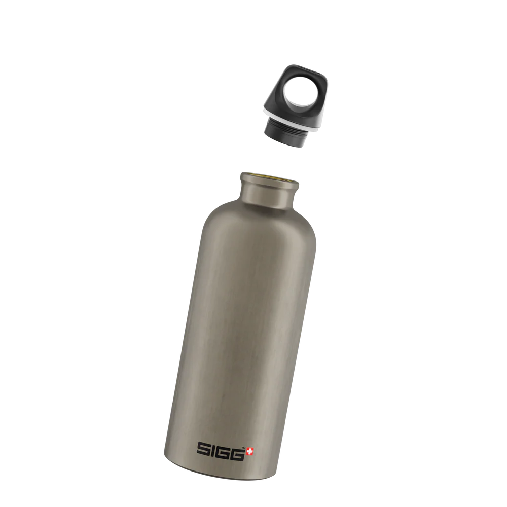 Trinkflasche smoked Metall