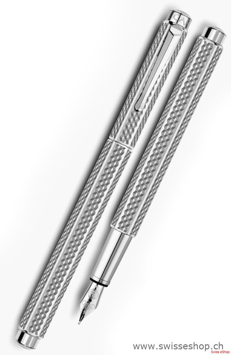 Füllfederhalter ECRIDOR CUBRIK palladiumbeschichtet