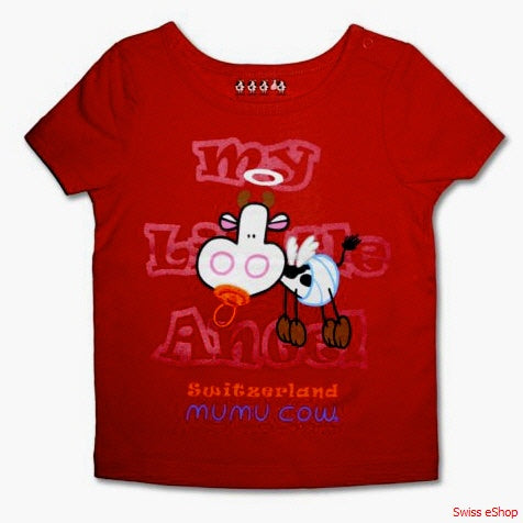 T-Shirt MUMU COW- rot