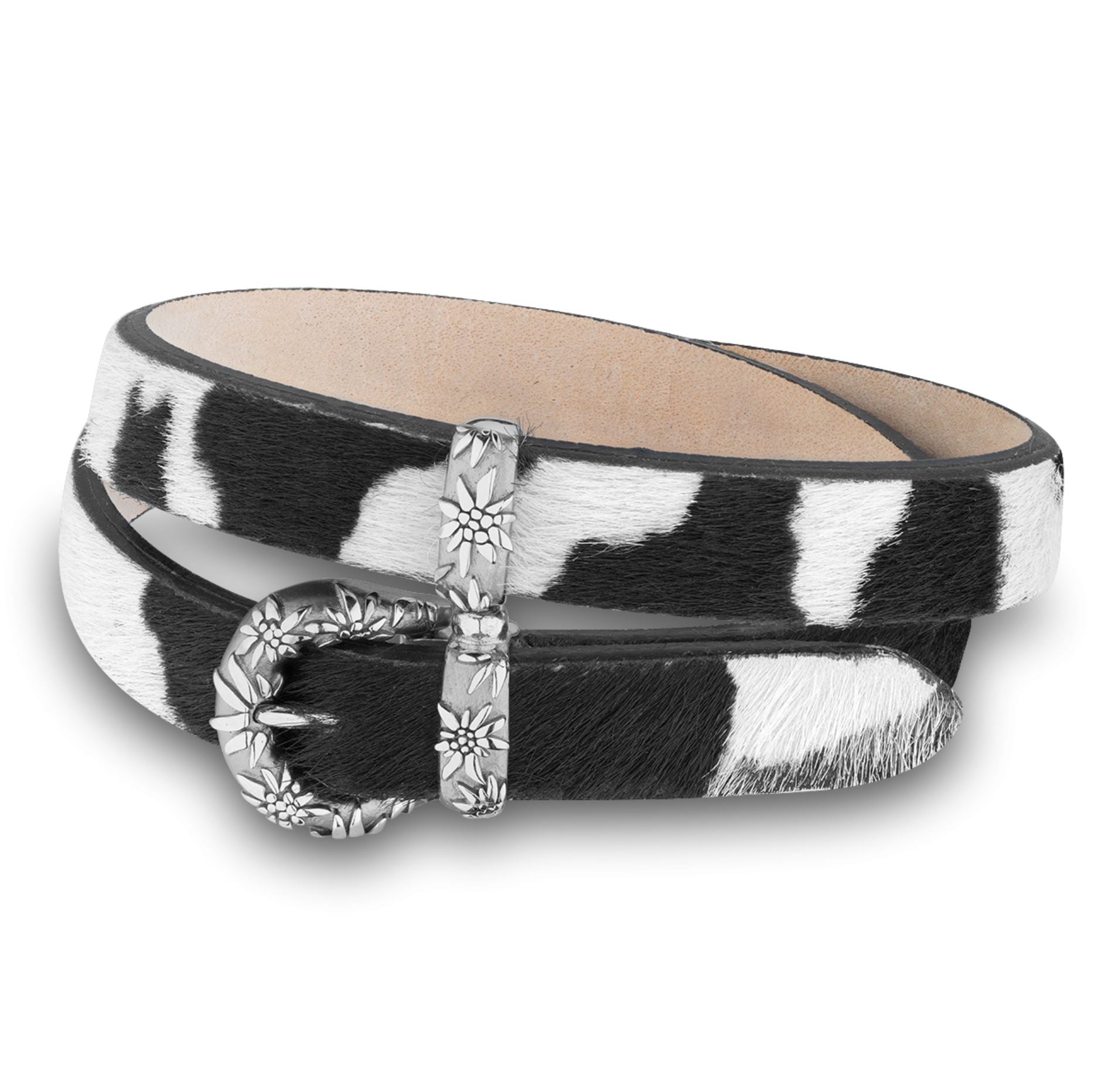 B9017_Leder-Doppelarmband-Schweizer-Ethno-925-Sterling-Silber-schwarz-weiss-1