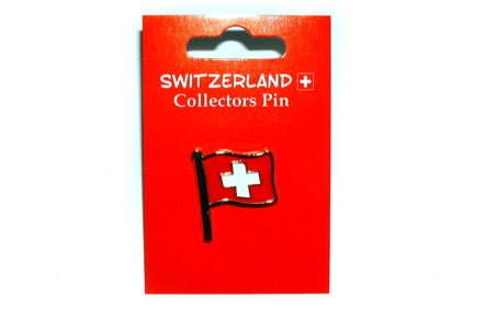 12 Stück: Pins mit Switzerland Fahne