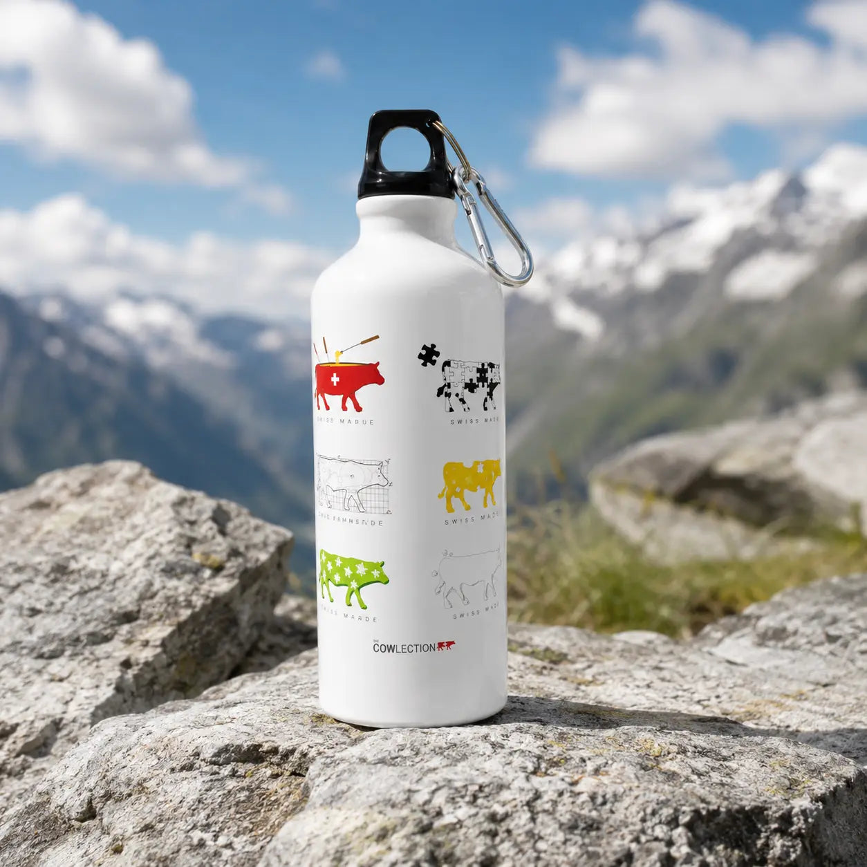 Trinkflasche COWLECTION, weiss 0.6 l
