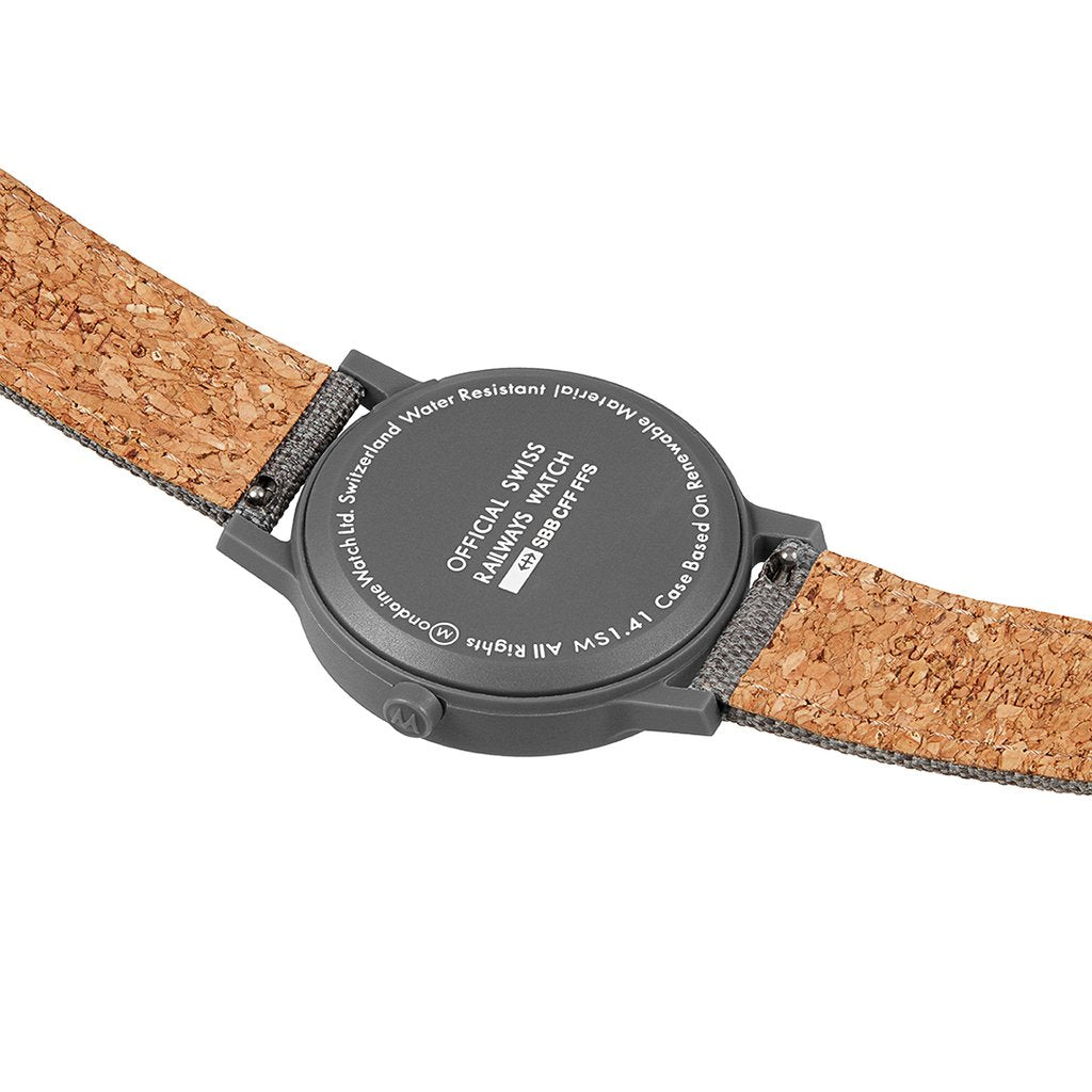 MS1-41180-LH-Mondaine-SBB-Armbanduhr-Essence-Nachhaltig-Grey-41mm-2