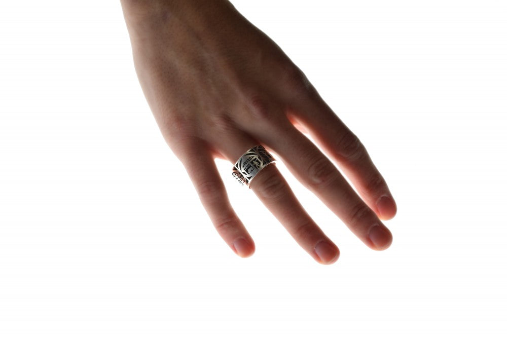 Ring Edelstahl Scherenschnitt 12mm