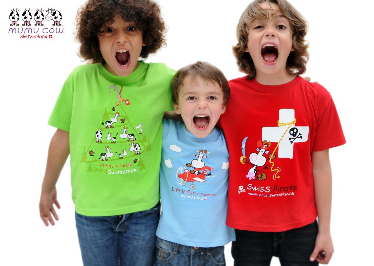 T-Shirt Mumucow Poya, grün