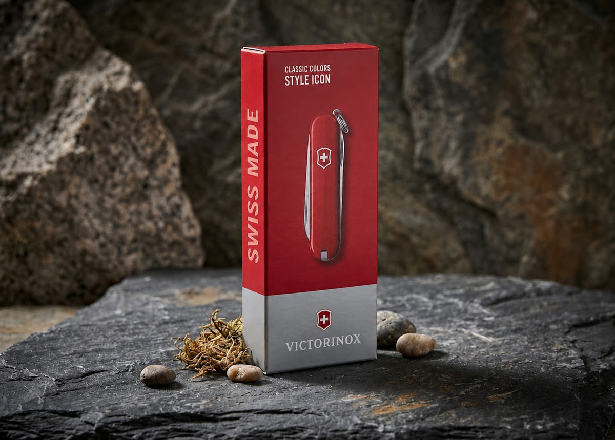 Couteau de poche Victorinox Mini Classic SD rouge transparent