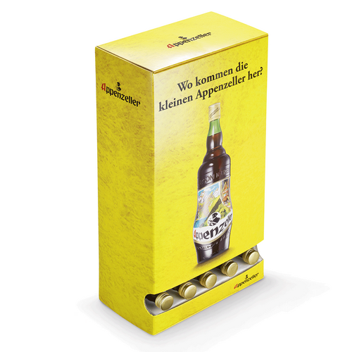 Appenzeller Alpenbitter Dispenserbox Miniaturen