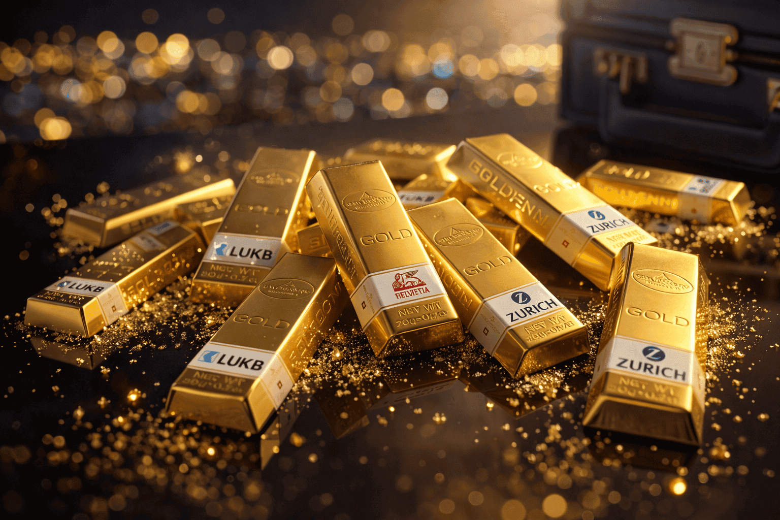 Schokolade Swiss Goldbarren - Milch Pralinen 300g