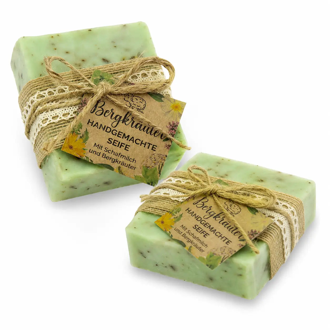 Geschenkset Alpenkräuter Pflege-Seifen aus Schafmilch
