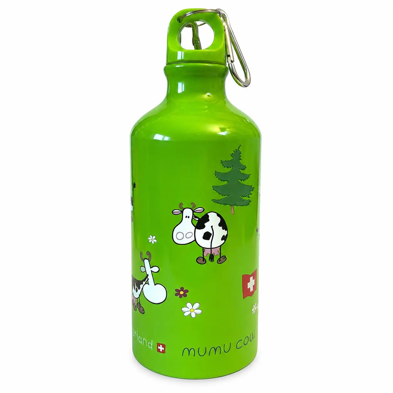 Trinkflasche MUMU COW GRÜN POYA