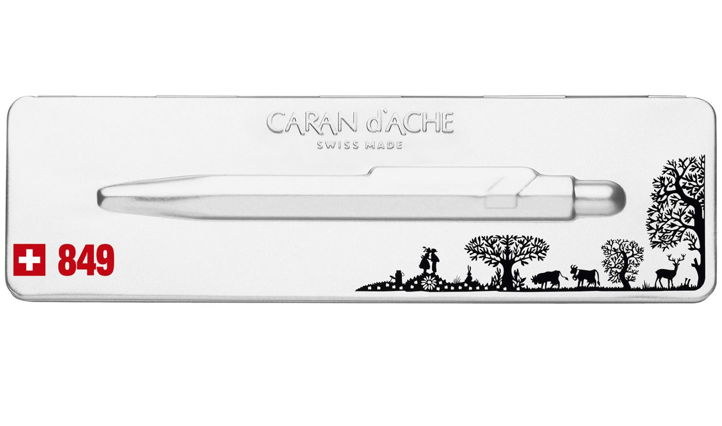 Kugelschreiber 849 Scherenschnitt mit Etui