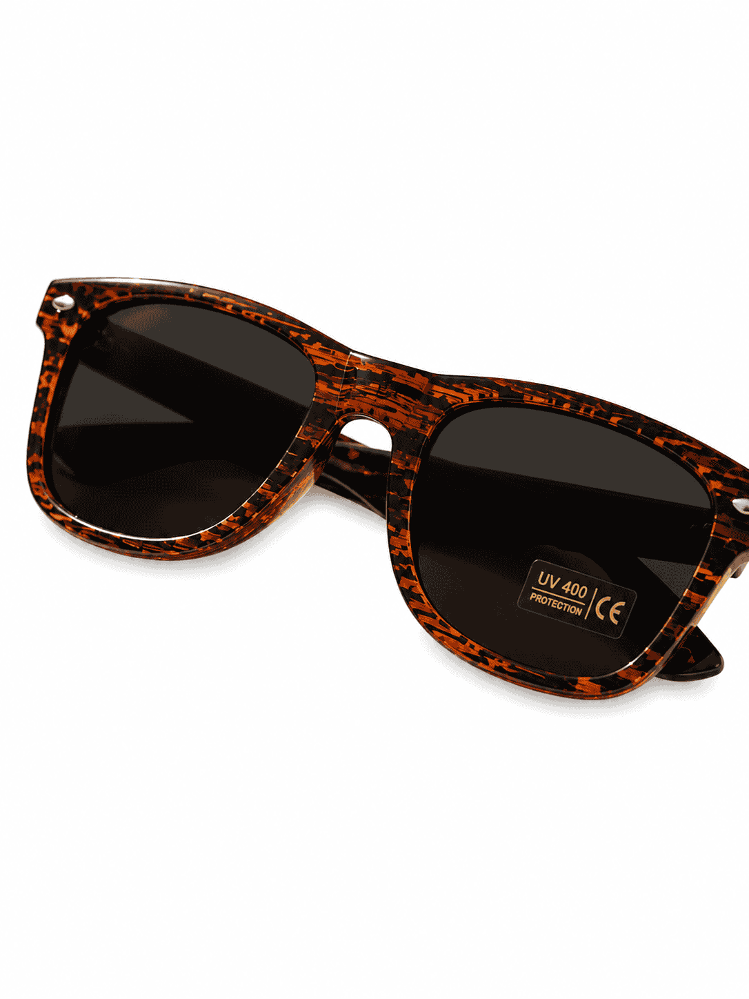 UV400 CE Sonnenbrille mit Holz Look