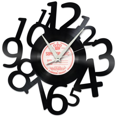 Wanduhr „ZAHLEN“