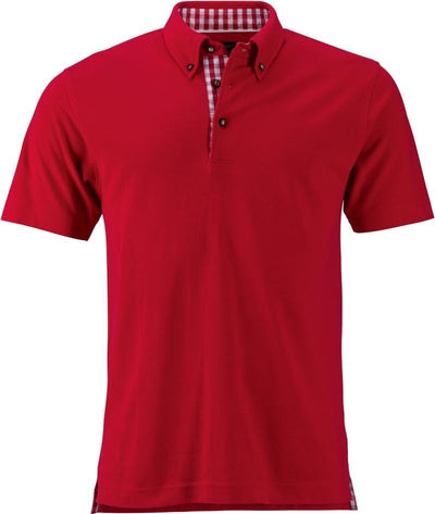 02-0716_Herren-Trachten-Pique-Polo-rot