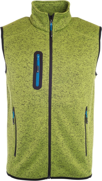 02-0774_Herren-Strickfleece-Weste-mit-Stehkragen-kiwi