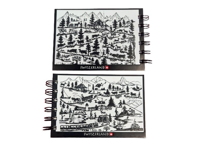 Notizblock Scherenschnitt 14.0 x 10cm