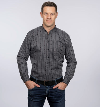 177-04_Herren-Edelweiss-Hemd-Langarm-mit-Stehkragen-anthrazit