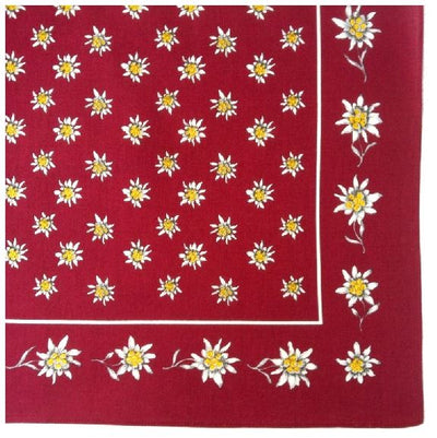21-0005-09_Bandanas-Nickituch-Edelweiss-bordeaux