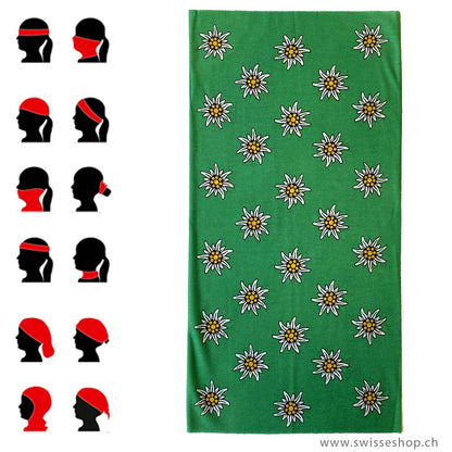 21-0101-03_Bbandana-Schlauchtuch-Edelweiss-gruen