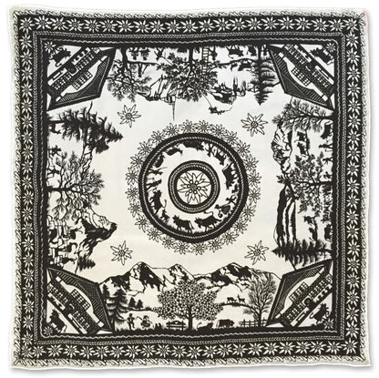 22-1000-06_Foulard_seide_60x60_schwarzweiss