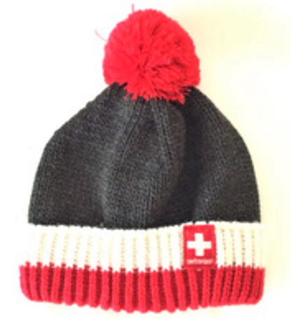 23-304_Kinder-Strickmuetze-mit-Schweizerkreuz-grau-rot-2