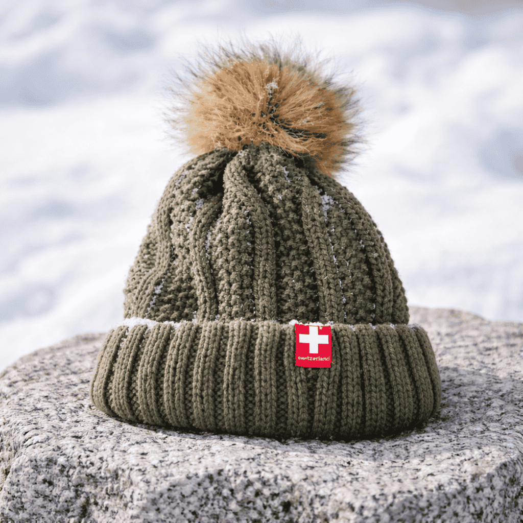 Damen Wintermütze oliv