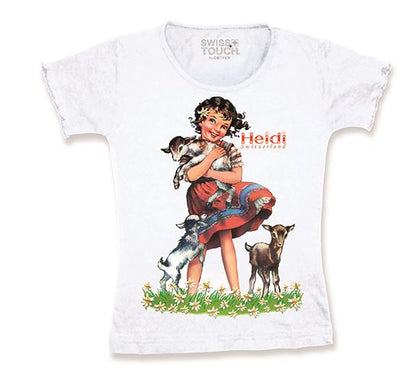 T-Shirt Heidi mit Ziege