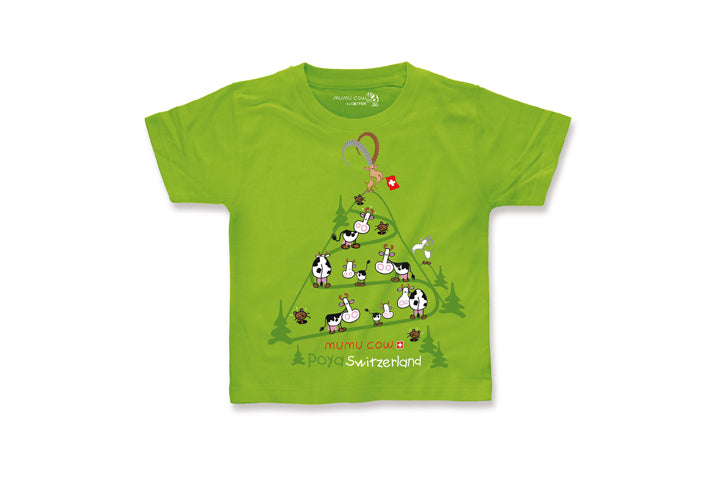 T-Shirt Mumucow Poya, grün