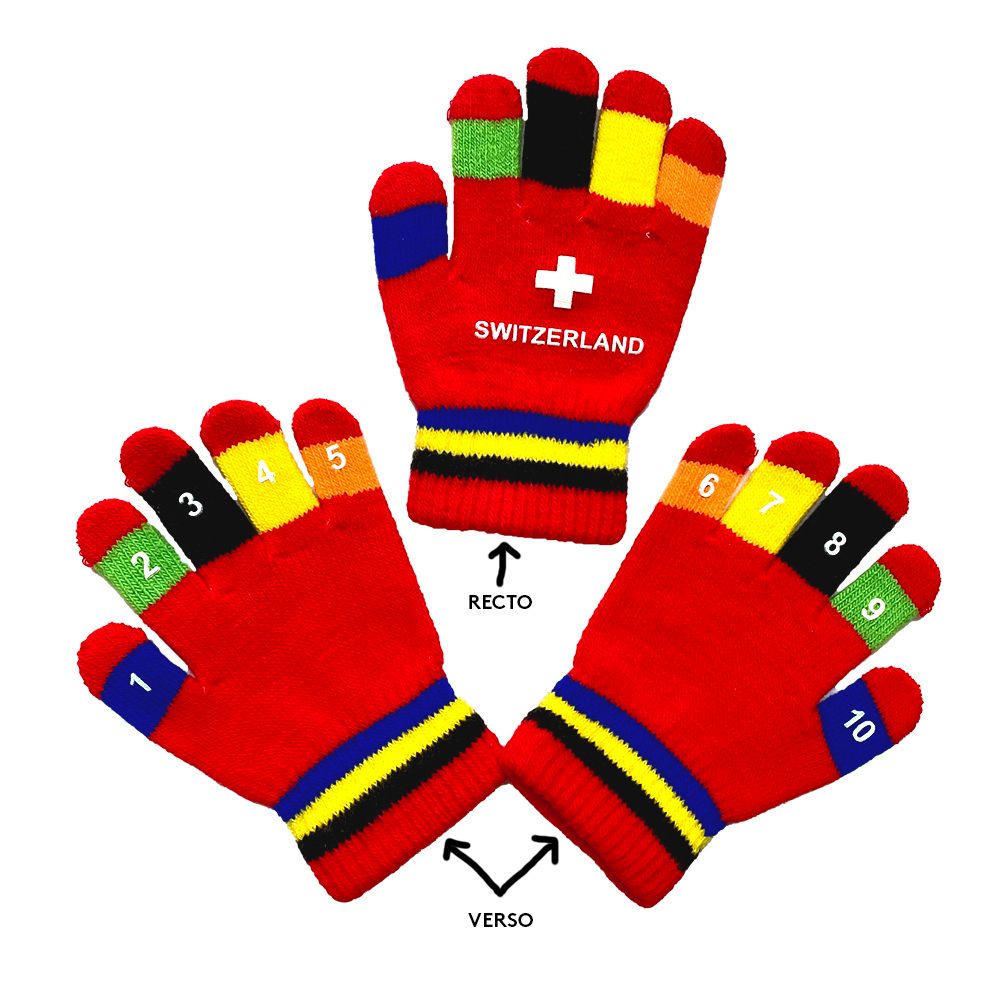 Kleinkinder Handschuhe mit Zahlen