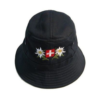 6-0012-06_M-tze-Bob-Edelweiss-Schweizerkreuz-Baumwolle_schwarz