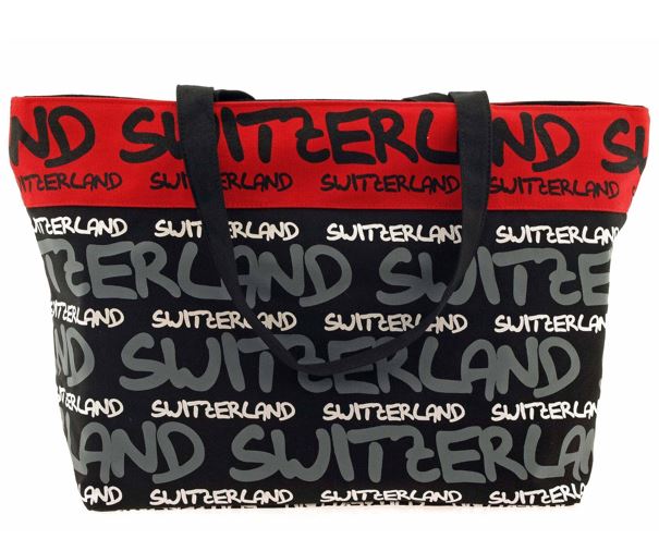 Tasche Switzerland rot-schwarz