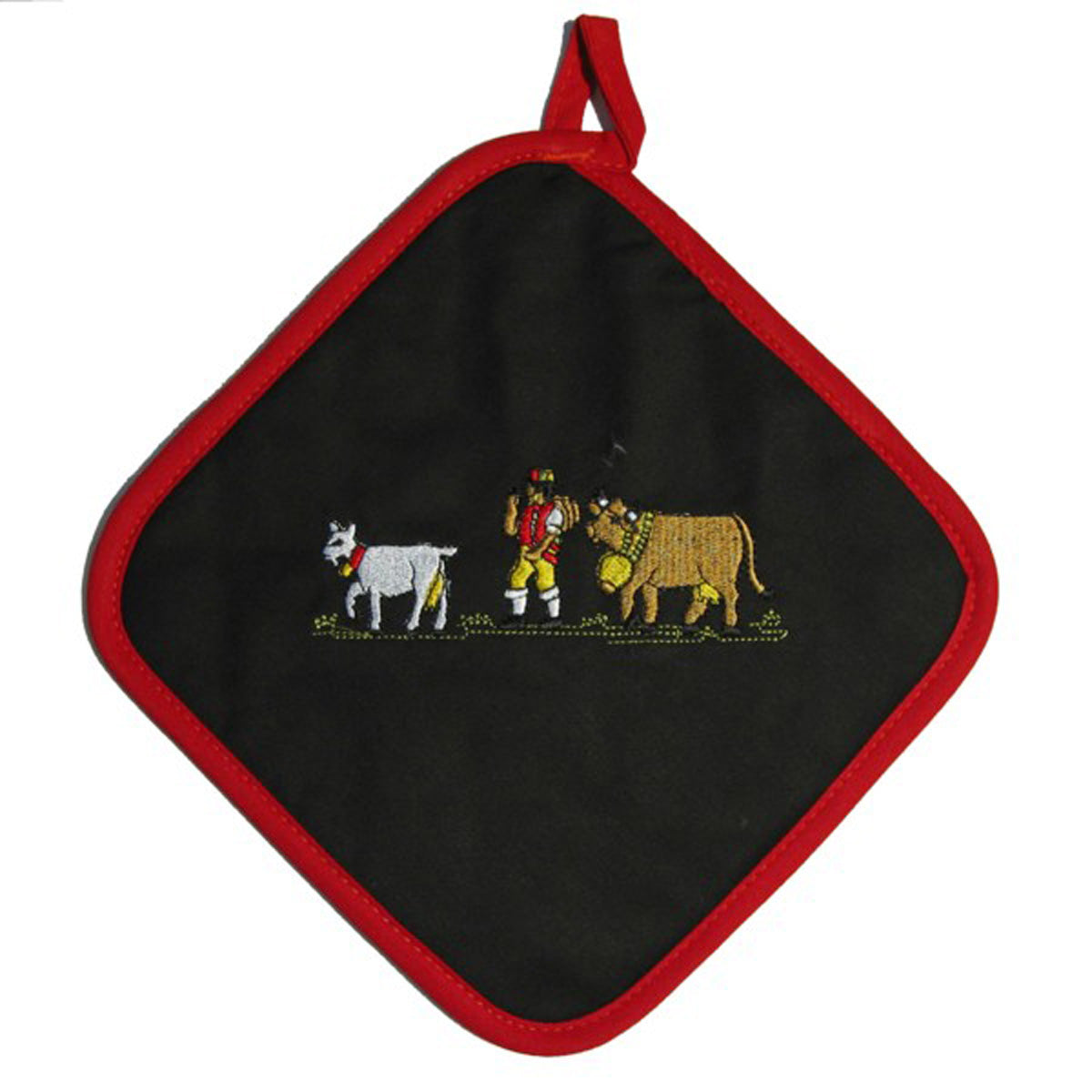 83-0517-Topflappen-Alpaufzug-Baumwolle-schwarz