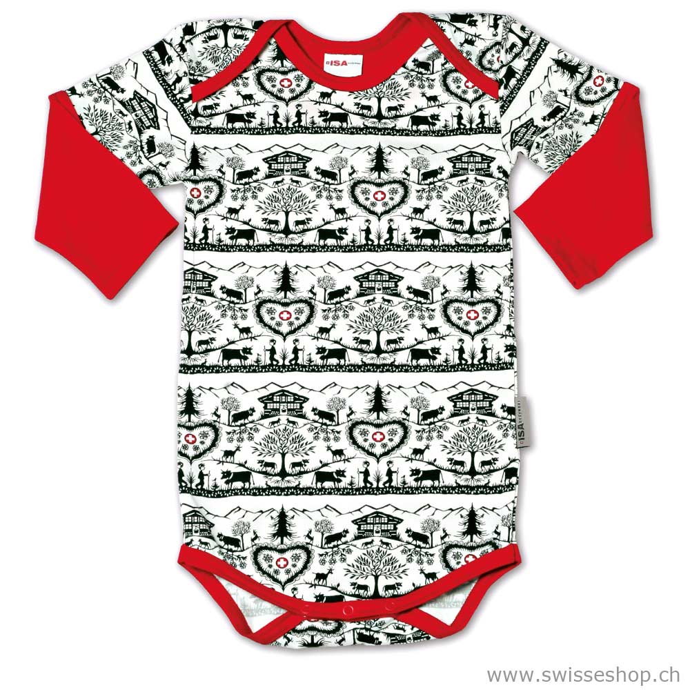 Baby-Body SCHERENSCHNITT, langarm