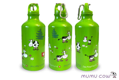 Trinkflasche MUMU COW GRÜN POYA
