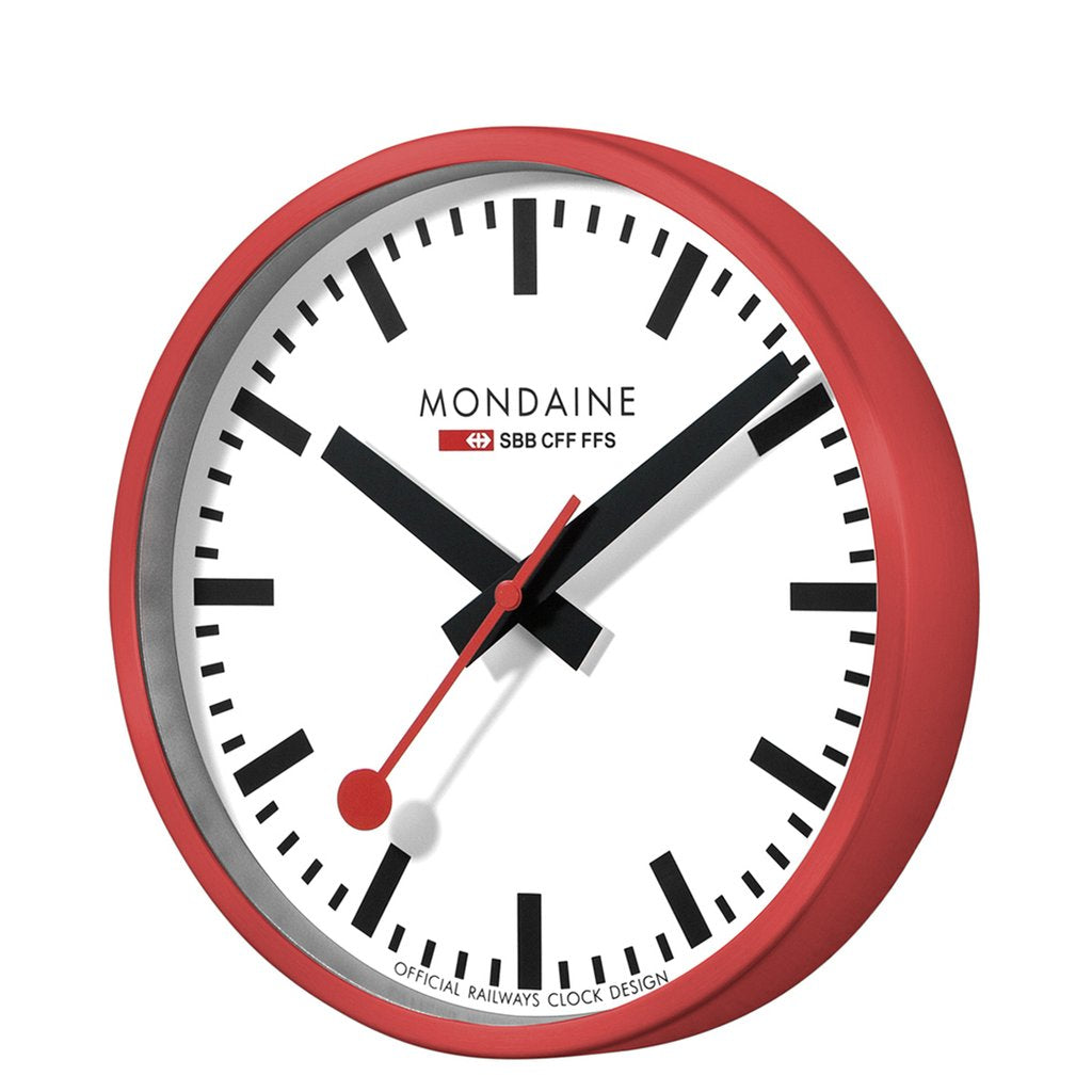 A990-CLOCK-11SBC-Mondaine-SBB-Wanduhr-rot-25-cm-1