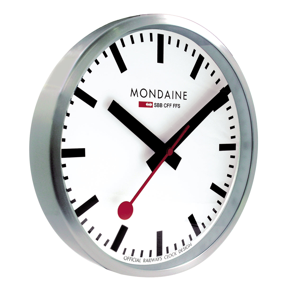Mondaine Wanduhr Bahnhofsuhr rund Wall Clock Round