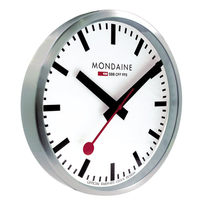 Mondaine Wanduhr Bahnhofsuhr rund Wall Clock Round