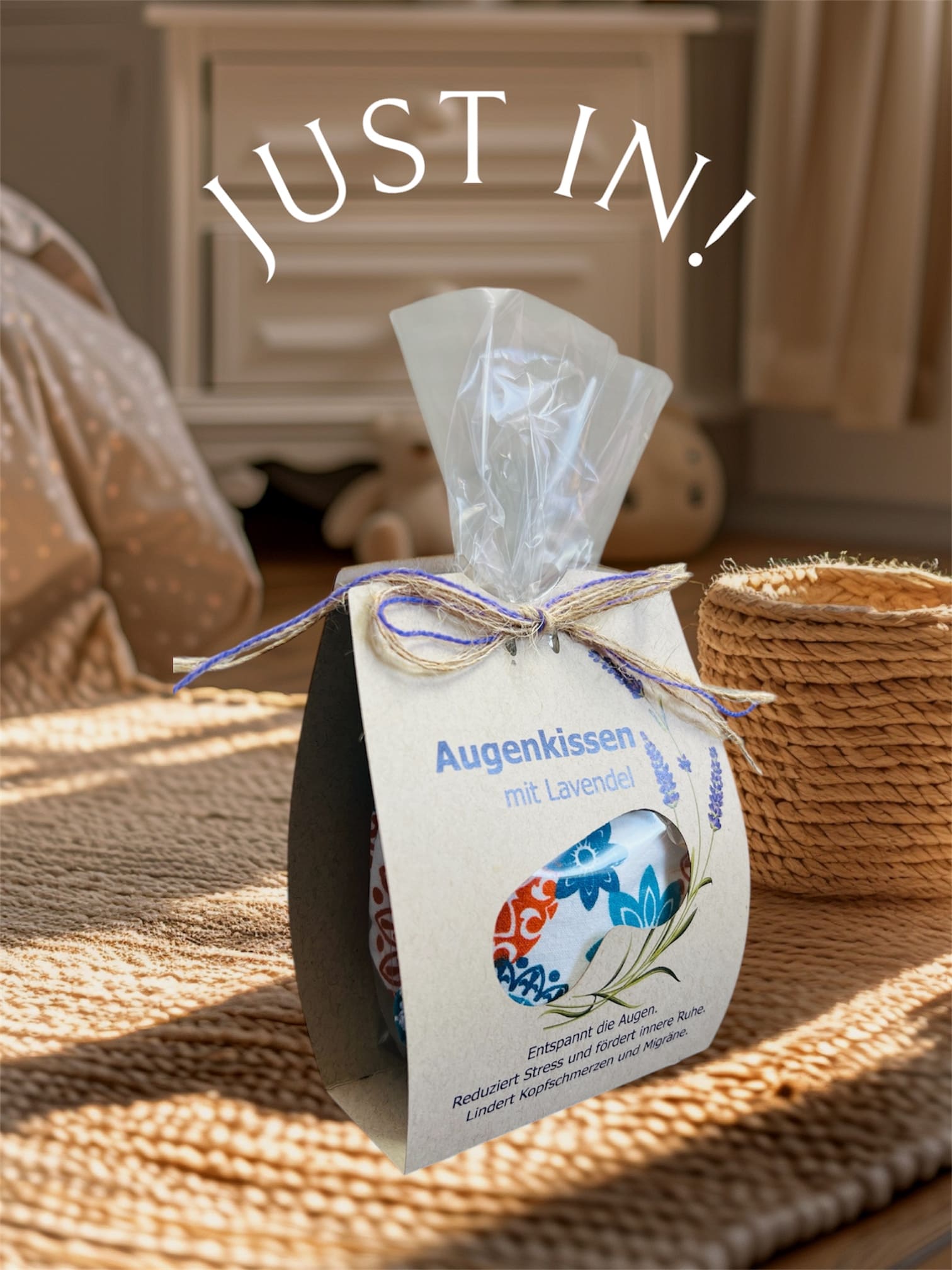 Augenkissen mit Lavendelfüllung