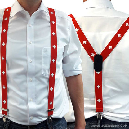 Hosenträger Schweizerkreuz Y-Form