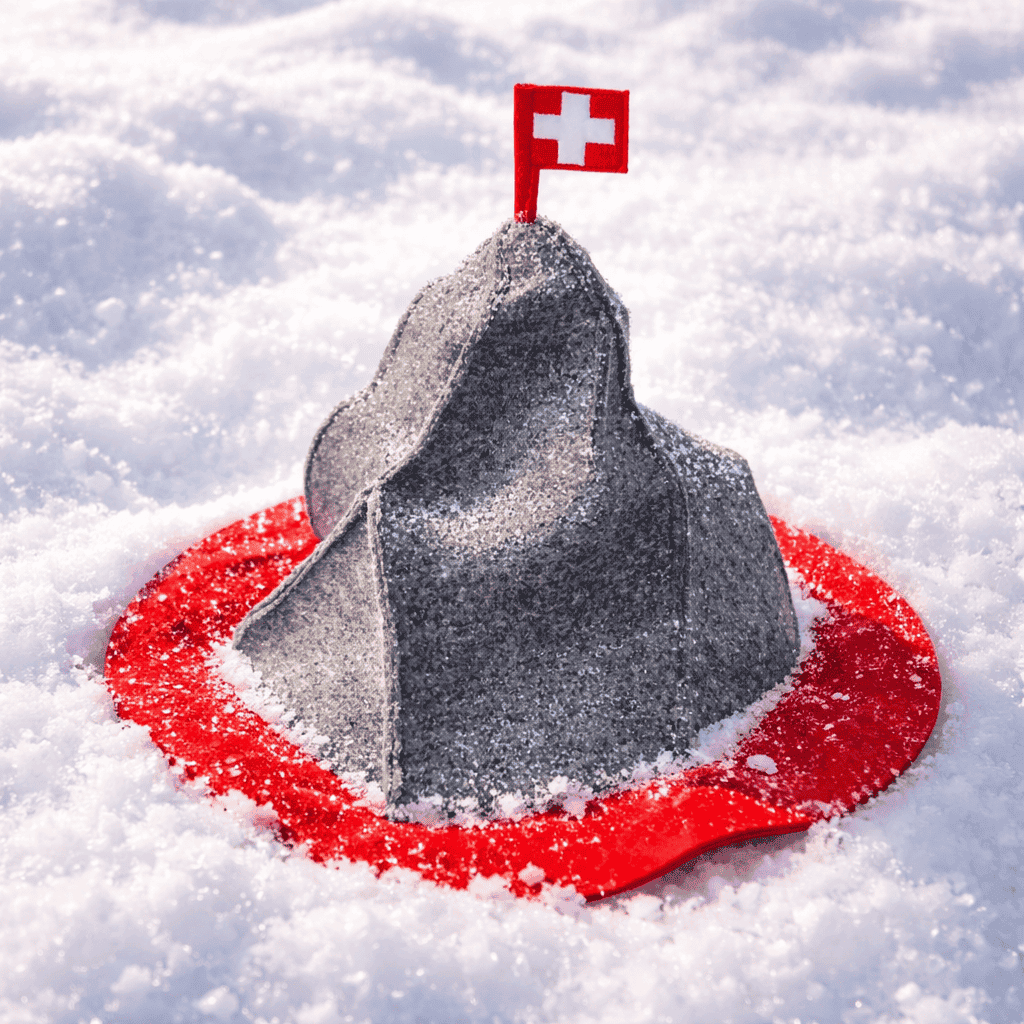 origineller kreativer witziger Schweizer Fanartikel