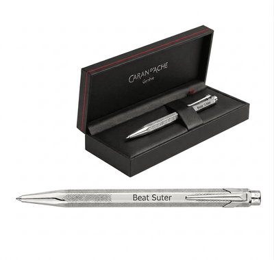 Caran d'Ache Kugelschreiber ECRIDOR CHEVRON palladiumbeschichtet