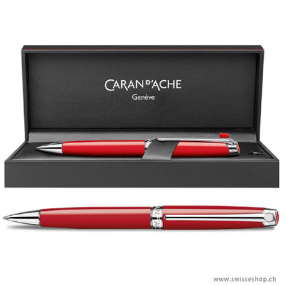 Carandache-Kugelschreiber-LEMAN-Scarlet-Red-Kugelschreiber