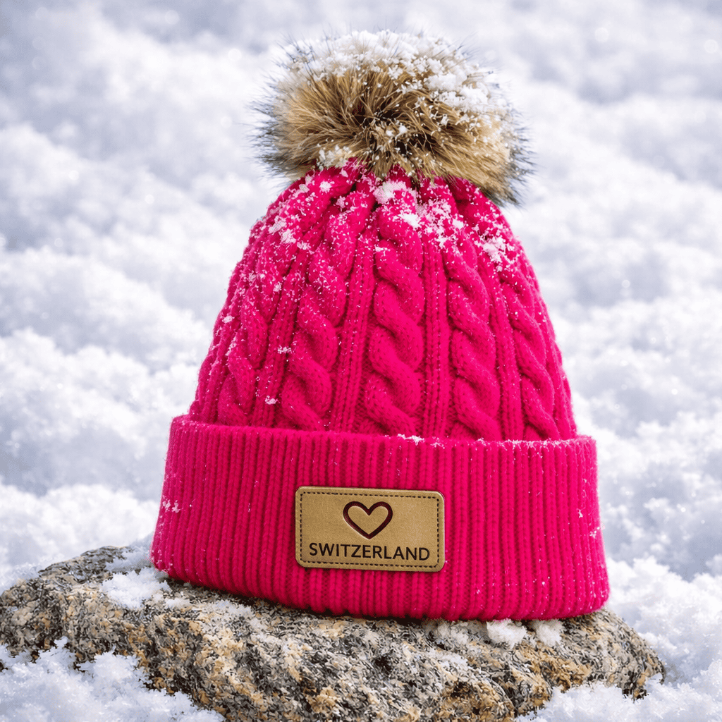 gehobene Wintermütze mit Qualität