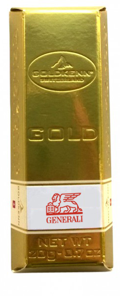 Schokolade Swiss Goldbarren  - Milch Pralinen 300g