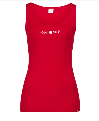 Träger Top Alpenblumen