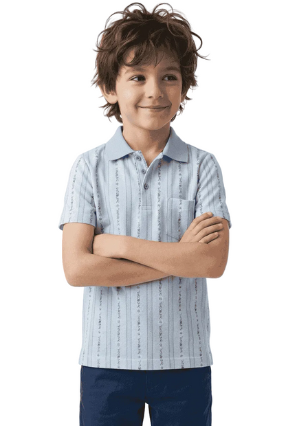 Kinder Poloshirt Kurzarm 1/4 Sleeve