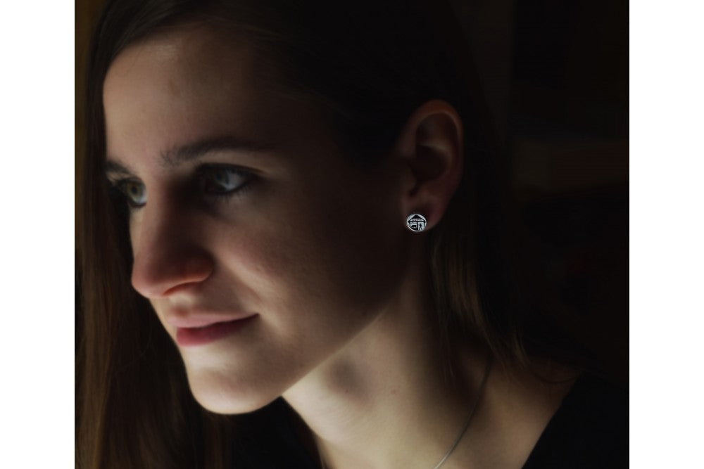 Ohrstecker Edelstahl Scherenschnitt